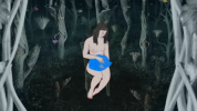 saules aveugles femme endormie